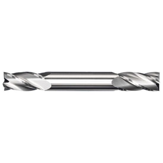 Picture of MASTERCUT  DIA 1/8 SH 0.1250 LOC 0.3750 OAL2.00 End Mill Standard Flute Standard Helix Carbide Uncoated Double End Square Sharp