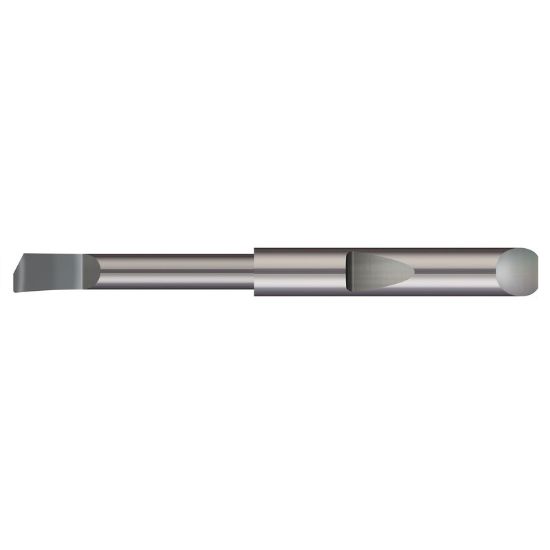 Picture of MICRO 100 QHBBC-040187-004 Solid Tool Face Grooving, Boring Swiss 0.187 Shank 0.0375 Min Bore 1.500 OAL