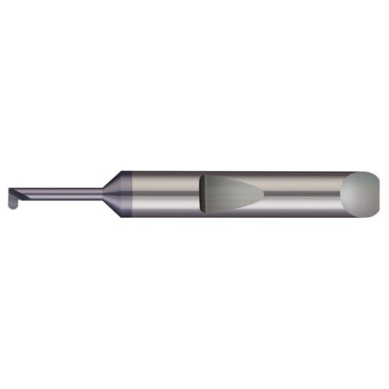 Picture of MICRO 100 QMFR-020-500-080X Solid Tool Grooving Swiss 0.187 Shank 0.08 Min Bore 1.500 OAL