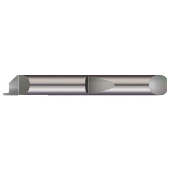 Picture of MICRO 100 QFGF-312-062-075 Solid Tool Face Grooving Swiss 0.312 Shank 0.322 Min Bore 2.000 OAL