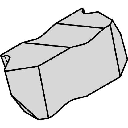 Picture of WIDIA/KENNAMETAL NTC3L12I Top Notch Groove Threading,Threading Insert Full Profile TiAlN 0.004 Corner Radius UN 12.00TPI 