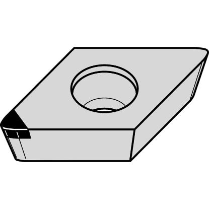 Picture of WIDIA/KENNAMETAL DPGW32.51FWST WDN00U Insert 55.0° 0.016 Corner Radius 