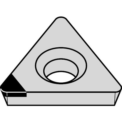 Picture of WIDIA/KENNAMETAL TDHB130805M CBN6 Insert Triangle PCBN 0.007 Corner Radius 