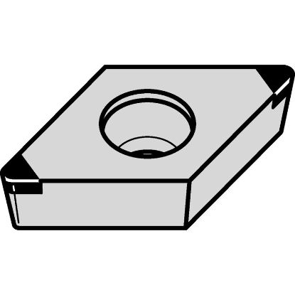 Picture of WIDIA/KENNAMETAL DCGW3251S0415MT WBH25U Insert 55.0° 0.016 Corner Radius 