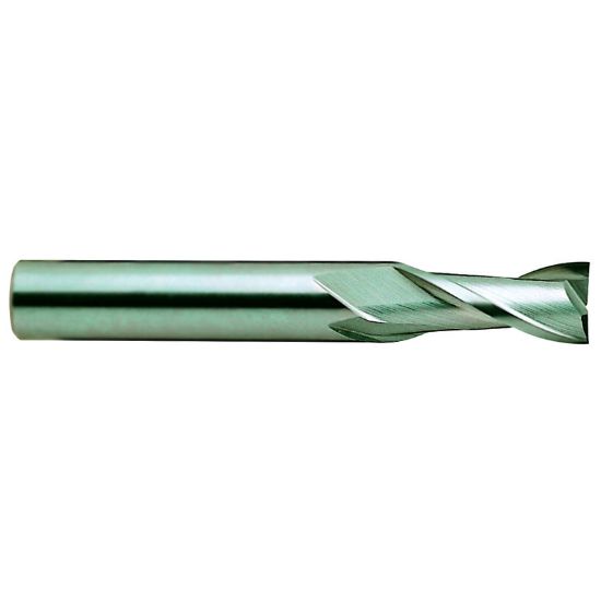 Picture of YG-1 01565TE DIA 3/16 SH 0.1875 LOC 0.6250 OAL2.00 End Mill Standard Flute Standard Helix Carbide TiAlN Single End Square Sharp Carbide ENDMillS