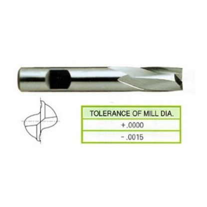 Picture of YG-1 14062 DIA 7/16 SH 0.3750 LOC 0.8125 OAL2.50 End Mill Standard Flute Standard Helix HSS Uncoated Single End Square Sharp GENERAL Purpose