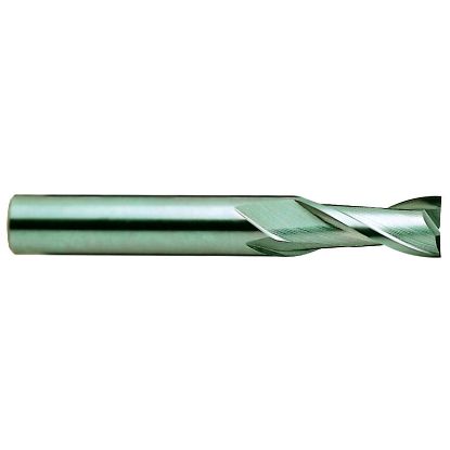 Picture of YG-1 01564TF DIA 11/64 SH 0.1875 LOC 0.6250 OAL2.00 End Mill Standard Flute Standard Helix Carbide TiAlN Single End Square Sharp Carbide ENDMillS
