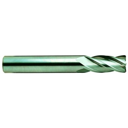 Picture of YG-1 07564TF DIA 11/64 SH 0.1875 LOC 0.6250 OAL2.00 End Mill Standard Flute Standard Helix Carbide TiAlN Single End Square Sharp Carbide ENDMillS