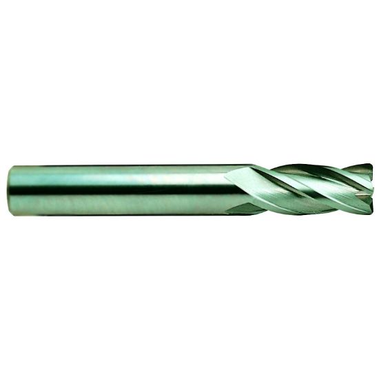 Picture of YG-1 07564TF DIA 11/64 SH 0.1875 LOC 0.6250 OAL2.00 End Mill Standard Flute Standard Helix Carbide TiAlN Single End Square Sharp Carbide ENDMillS