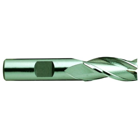 Picture of YG-1 23257CC DIA 1/16 SH 0.2500 LOC 0.1563 OAL1.0930 End Mill Standard Flute Standard Helix Cobalt TiCN Single End Square Sharp GENERAL Purpose