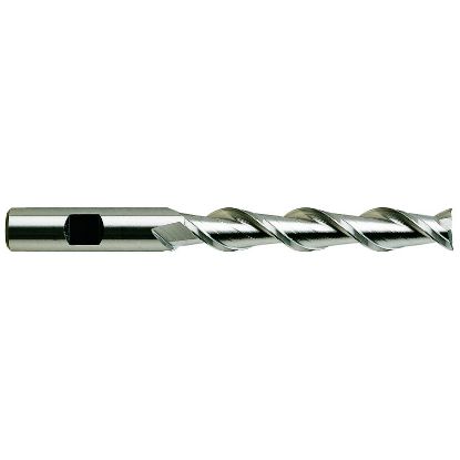 Picture of YG-1 19055 DIA 3/8 SH 0.3750 LOC 2.50 OAL4.2500 End Mill Standard Flute Standard Helix HSS Uncoated Single End Square Sharp GENERAL Purpose