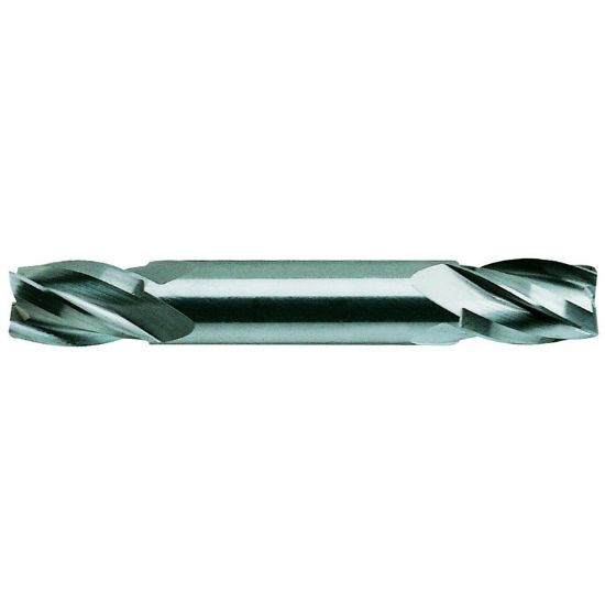 Picture of YG-1 33558TF DIA 1/8 SH 0.1250 LOC 0.2500 OAL1.50 End Mill Standard Flute Standard Helix Carbide TiAlN Double End Square Sharp Carbide ENDMillS