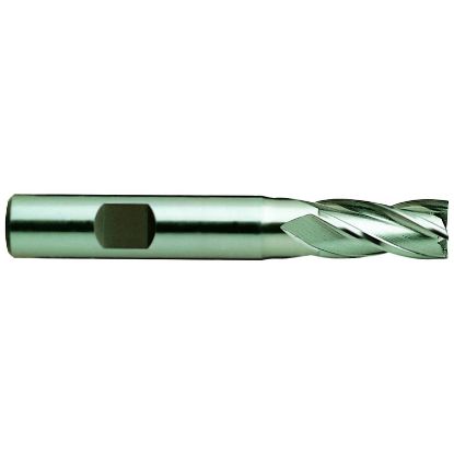 Picture of YG-1 E9985016 DIA 1/4 SH 0.3750 LOC 0.6250 OAL2.4375 End Mill Standard Flute Standard Helix Powder Metal Uncoated Single End Square Sharp Tank-Power End Mill