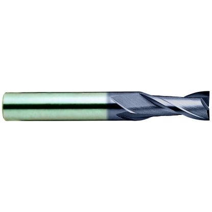Picture of YG-1 EH527040 DIA 4MM SH 0.1575 LOC 0.3150 OAL1.9685 End Mill Standard Flute Standard Helix Carbide TiAlN Single End Square Sharp Carbide ENDMillS
