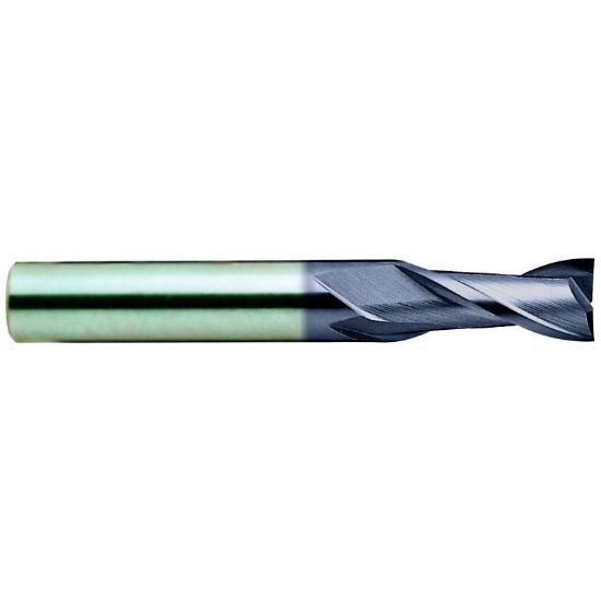 Picture of YG-1 EH527040 DIA 4MM SH 0.1575 LOC 0.3150 OAL1.9685 End Mill Standard Flute Standard Helix Carbide TiAlN Single End Square Sharp Carbide ENDMillS
