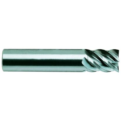 Picture of YG-1 85558TF DIA 1/8 SH 0.1250 LOC 0.2500 OAL1.50 End Mill Standard Flute High Helix Carbide TiAlN Single End Square Sharp Carbide ENDMillS