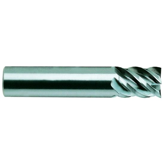 Picture of YG-1 85558TF DIA 1/8 SH 0.1250 LOC 0.2500 OAL1.50 End Mill Standard Flute High Helix Carbide TiAlN Single End Square Sharp Carbide ENDMillS