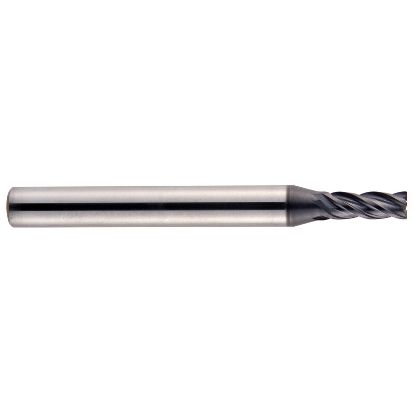 Picture of YG-1 EMB14040 DIA 4MM SH 0.2362 LOC 0.4331 OAL2.2441 End Mill Standard Flute Variable Helix Carbide TiAlN Single End Square Sharp V7 Mill