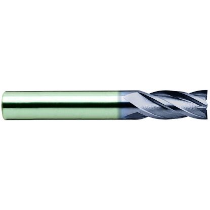 Picture of YG-1 EH540040 DIA 4MM SH 0.1575 LOC 0.4331 OAL1.9685 End Mill Standard Flute Standard Helix Carbide TiAlN Single End Square Sharp Carbide ENDMillS