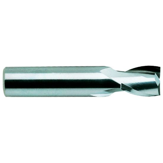 Picture of YG-1 30565TE DIA 3/16 SH 0.1875 LOC 0.3750 OAL2.00 End Mill Standard Flute Standard Helix Carbide TiAlN Single End Square Sharp Carbide ENDMillS