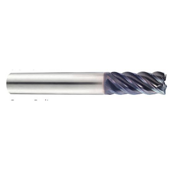 Picture of YG-1 UGMG32008 DIA 1/8 SH 0.1250 LOC 0.2500 OAL1.50 End Mill Standard Flute Variable Helix Carbide TiAlN Single End Square Sharp TitaNox Power End Mill