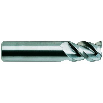 Picture of YG-1 83901 DIA 1/4 SH 0.2500 LOC 0.7500 OAL2.50 End Mill Standard Flute High Helix Carbide Uncoated Single End Square Sharp Carbide ENDMillS