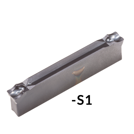 Picture of ARNO ROUSE SA35-3003N-S1 AP5020 Grooving,Groove Turning Insert 0.118 Wide 0.012 Corner Radius TiCN