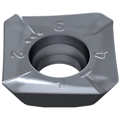 Picture of CERATIZIT SFHT 1204AFSR-F50 CTPM225 Milling Insert Square 0.039 Corner Radius TiAlTaN