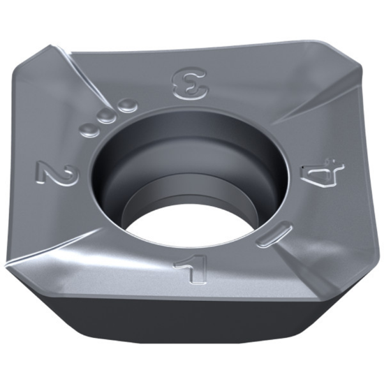 Picture of CERATIZIT SFHT 1204AFSR-F50 CTPM225 Milling Insert Square 0.039 Corner Radius TiAlTaN