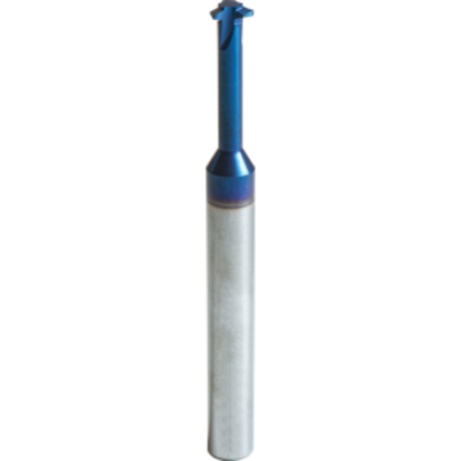 Picture of CARMEX MTI0250C08 12 ACME Thread Mill 12.00TPI 0.24 Dia 0.75 Neck 0.25 Shank Internal 3 Flute AlTiN