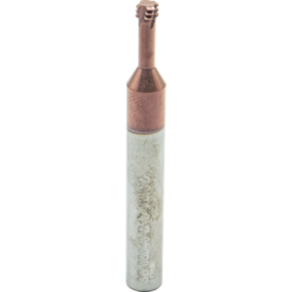 Picture of CARMEX MTSB 08048 D13 1.0 ISO Thread Mill 0.18 Dia 1.00MM 0.51 Neck 2.50 OAL 4 Flute No Coolant 2xD1 Internal AlTiN