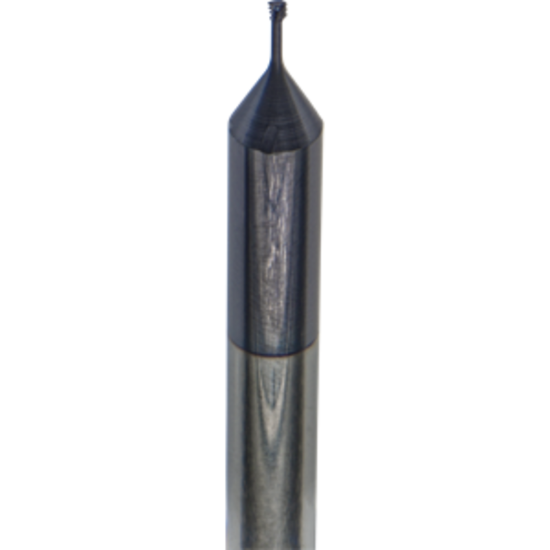 Picture of CARMEX MTS0250C15 64 UN Thread Mill 64.00TPI 0.05 Dia 0.15 Neck 0.25 Shank Internal 3 Flute 2xD1 AlTiN