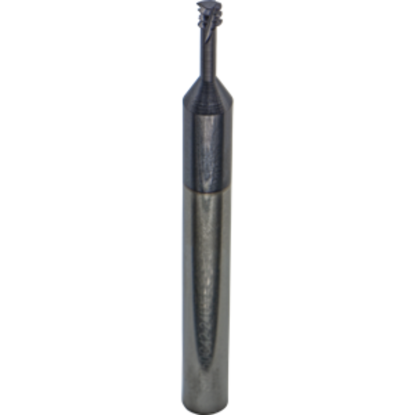 Picture of CARMEX MTS0250C42 24 UN Thread Mill 24.00TPI 0.13 Dia 0.42 Neck 0.25 Shank Internal 3 Flute 2xD1 AlTiN