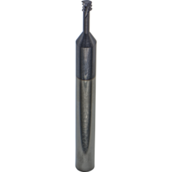 Picture of CARMEX MTS0250C42 24 UN Thread Mill 24.00TPI 0.13 Dia 0.42 Neck 0.25 Shank Internal 3 Flute 2xD1 AlTiN