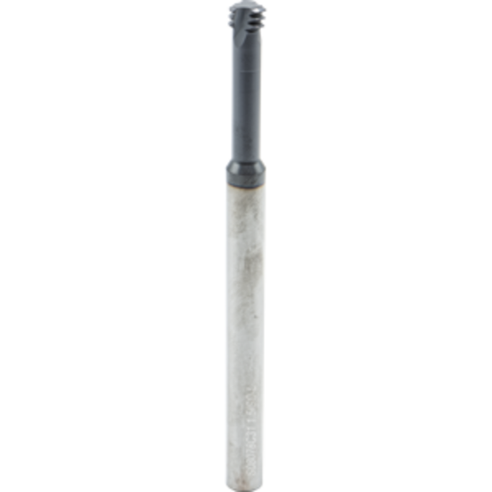 Picture of CARMEX MTS08078C31 1.5 ISO-L Thread Mill M10 x 1.50MM 0.30 Dia 1.24 Neck 0.31 Shank Internal 3 Flute 3xD1 AlTiN