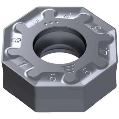 Picture of CERATIZIT OAKU 060508SR-R50 CTPK220 Milling Insert Octagonal 0.031 Corner Radius TiAlTaN