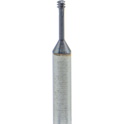 Picture of CARMEX MTS03016C6 0.4 ISO Thread Mill 0.06 Dia 0.04MM 0.24 Neck 1.50 OAL 3 Flute Yes Coolant 3xD1 Internal AlTiN