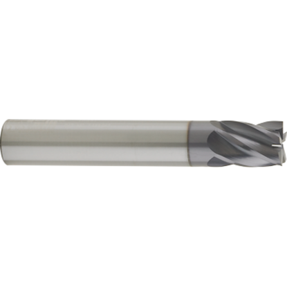 Picture of GORILLA MILL GM18FS5	 DIA 1/8" SH 0.1250 LOC 0.2500 OAL 1.50 End Mill Standard Flute Variable Helix Carbide TiAlN Single End Square Sharp