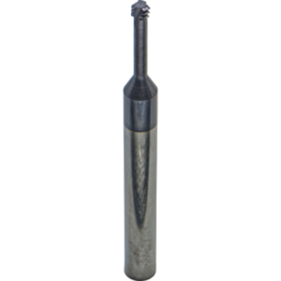 Picture of CARMEX MTS0250C59 32 UN Thread Mill 0.14 Dia 32.00TPI 0.59 Neck 2.50 OAL 3 Flute No Coolant 3xD1 Internal AlTiN