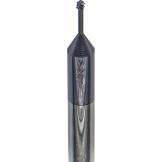 Picture of CARMEX MTS0250C31 40 UN Thread Mill 0.08 Dia 40.00TPI 0.31 Neck 2.50 OAL 3 Flute No Coolant 3xD1 Internal AlTiN