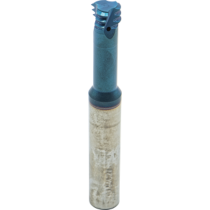 Picture of CARMEX MTS10094C27 13 UNJ Thread Mill 13.00TPI 0.37 Dia 1.08 Neck 0.39 Shank Internal 3 Flute AlTiN