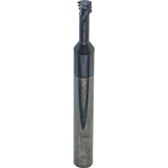 Picture of CARMEX MTS0250C55 20 UN Thread Mill 0.18 Dia 20.00TPI 0.55 Neck 2.50 OAL 3 Flute No Coolant 2xD1 Internal AlTiN