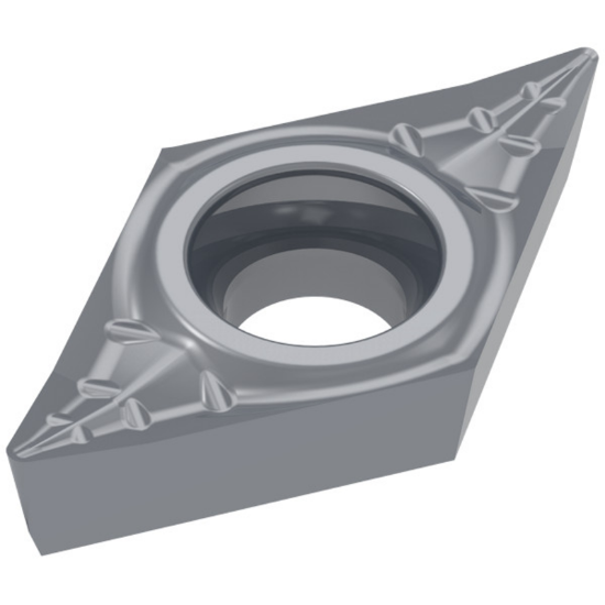 Picture of CERATIZIT DCGT32.51FN-25P CTPX710 Turning Insert 55.0° Positive 0.016 Corner Radius AlTiN