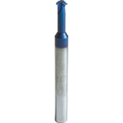 Picture of CARMEX MTI06055C13 1.5 TR Thread Mill 1.50MM 0.21 Dia 0.53 Neck 0.23 Shank Internal 3 Flute AlTiN