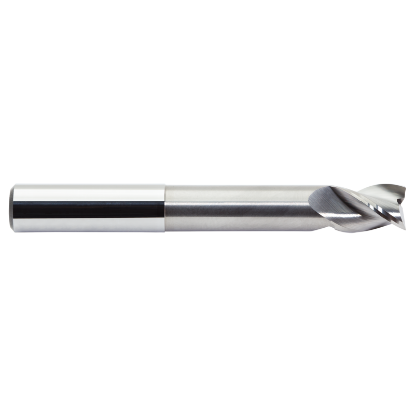 Picture of M.A. FORD 13812508NR.015 DIA 1/8 SH 0.1250 LOC 0.1875 OAL2.00 End Mill Standard Flute Standard Helix Carbide Uncoated Single End Corner Radius0.0150 0.38MM TuffCut® X-AL