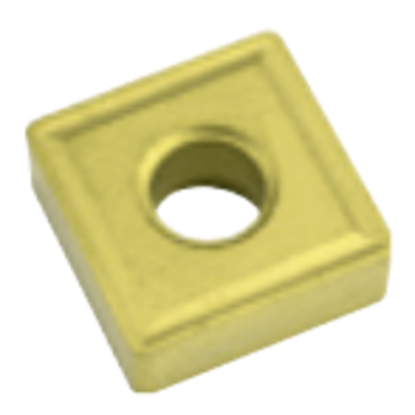 Picture of DORIAN SNMG432-UGN-DUC25UT Turning Insert Square 0.031 Corner Radius Carbide TiN + TiCN + Al2O3 + TiN