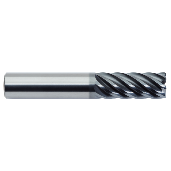 Picture of M.A. FORD 18025013B DIA 1/4 SH 0.2500 LOC 0.7500 OAL2.50 End Mill Standard Flute Standard Helix Carbide AlTiN Single End Corner Radius0.0200 0.51MM TuffCut® XR7