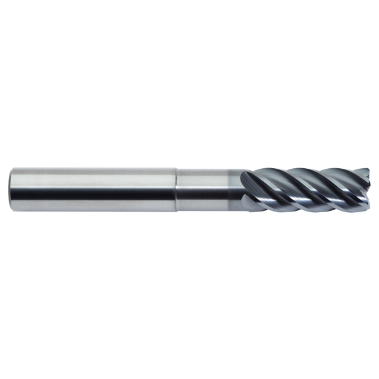Picture of M.A. FORD 278 0600N3-0.25RB DIA 6MM SH 0.2362 LOC 0.5118 OAL2.2441 End Mill Standard Flute Standard Helix Carbide AlTiN Single End Corner Radius0.0098 0.25MM TuffCut® XT
