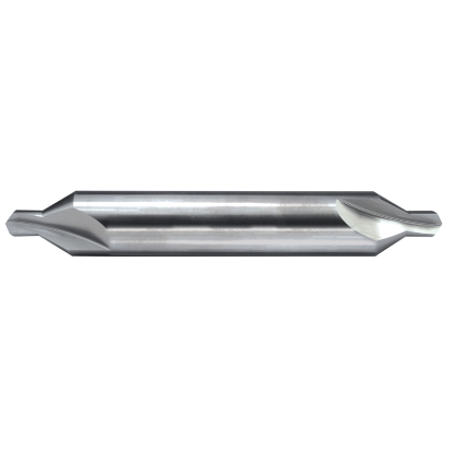 Picture of M.A. FORD 40504680 CenterDrill Solid Carbide 60° 0.046 Dia 0.125 Shank 5.000 OAL 2 Flute Flute Length Carbide 