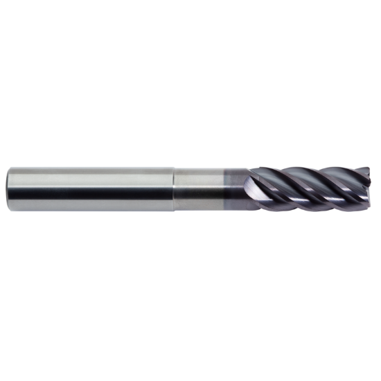 Picture of M.A. FORD 17810034NAW DIA 1 SH 1.00 LOC 3.00 OAL6.00 End Mill Standard Flute Standard Helix Carbide AlTiN Single End Corner Radius0.0300 0.76MM TuffCut® XR